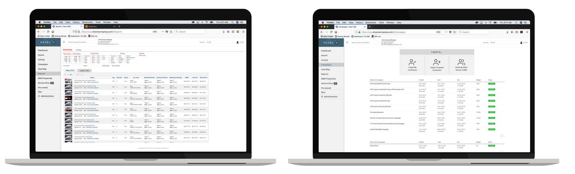 Pearl360 Dashboard 3