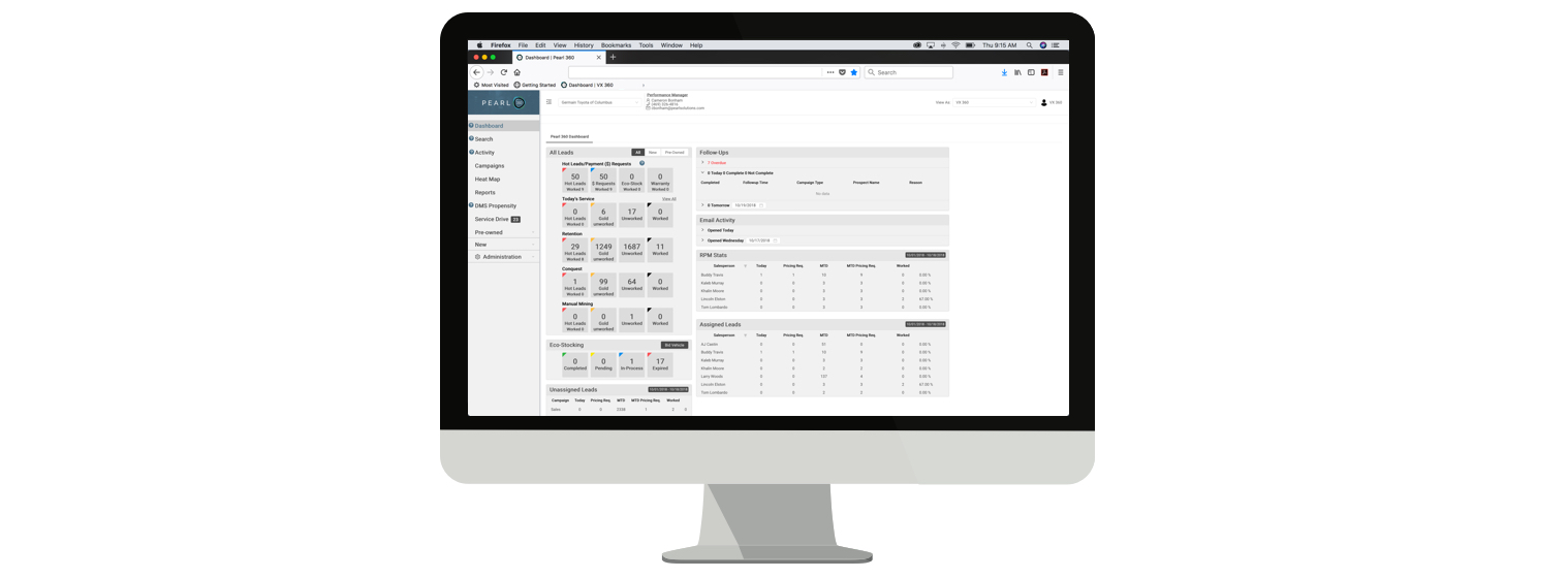 Pearl360 Dashboard 2